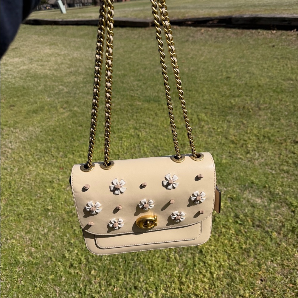 Coach MADISON SHOULDER BAG TEA ROSE KNOT